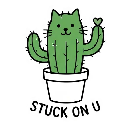 funny, cat, love, romantic, love you, WhatsApp, sticker, valentine (21)